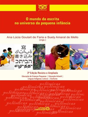 cover image of O mundo da escrita no universo da pequena infância